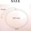 2026 Nueva Moda Elegante Sencilla Cadena de Cintura de Corazón de Metal Colgante de Metal Transfronterizo Europeo y Americano Joyería de Cintura Cadena Corporal