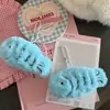 Nuevo Colgante de Pez de Felpa Azul para Otoño e Invierno Llavero Decoración para Mochila Muñeca Creativa Regalo Venta al por Mayor