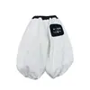 Pantalones de chándal para niños con forro polar y grosor extra para otoño e invierno, diseño de bloques de color, pantalones deportivos de una pieza con forro polar para niños, pantalones largos holgados para niñas