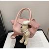 Bolso de Cubo de Mano Transfronterizo Simple y de Alta Gama para Mujer 2026 Nuevo Estilo Coreano Moda Bolso de Hombro Bolso Cruzado de Moda para Mujer