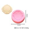 Moldura de açúcar flip faça você mesmo, moldura vintage com borda em relevo, moldura para fotos, bolo de açúcar flip oco em relevo, chocolate de silicone