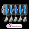Conjunto de Iscas de Placa de Ferro Fundido de Longo Arremesso Isca Artificial para Água Doce Uso Geral Pesca Selvagem Isca para Robalo Material de Pesca
