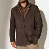 Nueva Chaqueta Retro de Moda Europea y Americana para Hombre de Primavera y Otoño, Chaqueta Casual para Hombre, Top de Costura de Contraste Lel Frock