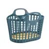 Cesta Plegable para Guardar Snacks con Asa, Cesta de Almacenamiento Portátil para Escritorio, Cesta Pequeña Multifuncional Engrosada para Artículos Varios