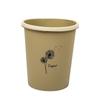 Cubo de Basura de Plástico Hogareño Anillo de Presión Logo Imprimible Gran Capacidad Cesta Redonda de Papel Cubo de Basura de Plástico para Sala de Estar Venta al por Mayor