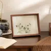 Novo Estilo Chinês 6 polegadas Porta-Retratos Moldura de Madeira Moldura Vazia para Montagem Display de Mesa Decoração de Estudo Moldura para Pintura Chinesa Caligrafia