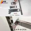 Clip de soporte de tubo cuadrado de acero inoxidable, poste de escalera del pilar A, soporte de barra horizontal de montaje positivo, accesorios de expositor para tienda de ropa, inserto