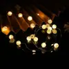 Explosiones de Amazon Cadena de Luces LED de Cuentas Agrietadas Bola Festiva Luz de Cobre Flor de Cumpleaños Pastel Luz Decorativa de Ambiente