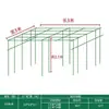 Soporte de montaje para pérgola de uvas para patio exterior, estructura trepadora para maracuyá y calabaza amarga, enrejado de hierro forjado, estructura trepadora para plantas de balcón