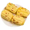 Envío Gratuito SF Express Rollos de Yema de Huevo de Seda Dorada 360g Rollos de Flor Fa Gao Mantou Pasteles al Vapor Desayuno Congelado Ingredientes Listos para Comer