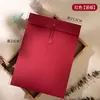 Bolsa de Papel Colorida para Arquivos A4A5A6 Bolsa Envelope com Alça para Contrato Bolsa Grande para Armazenamento de Cartões Postais Espessada