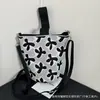 Bolso de Hombro Cruzado de Punto Nuevo Estilo Coreano Bolso de Mano de Punto Nicho Bolso de Hombro para Viajar Gran Capacidad Bolso Cruzado