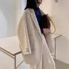 [Camello Bebé Mejorado] Abrigo de Lana Doble Cara para Mujer, Abrigo Corto de Lana Pequeño