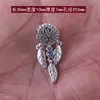 Estilo Étnico Aleación Atrapasueños Borla Cuentas de Agujero Grande Hecho a Mano Material para Manualidades con Cuentas Pulsera Collar Accesorios de Joyería