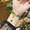 Popular Pulsera Dulce de Verano Verde para Mujer Diseño Ins Pulsera Pequeña Fresca de Mariposa Estudiante Mejor Amiga Regalo de Cumpleaños