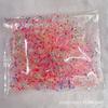 Bandas de Colores Desechables Transfronterizas para el Cabello de Niños, Gomas para el Cabello Empaquetadas en Bolsa de TPU que No Dañan el Cabello, Accesorios para el Cabello