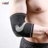 Protetor de Cotovelo Esportivo Tricotado Protetor de Braço Trançado Tridimensional Absorvente de Suor Respirável Ciclismo Corrida Transfronteiriço Cabelo