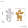 Molde de Silicona para Árbol de Navidad Adornos Navideños Decoración Muñeco de Nieve Navideño Reno Yeso Aromaterapia Vela Silicona