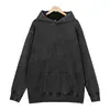 Venta al por mayor de sudaderas con capucha casual holgadas teñidas con cera de copo de nieve de peso pesado para hombre y mujer desde la fábrica de origen