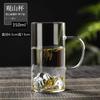 Copo Guanshan de Vidro Estilo Japonês Monte Fuji Copo Montanha Xizang Copo para Vinho Whisky Japonês Copo de Água Criativo de Alto Valor para Casa