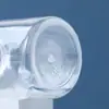 Botella de Plástico de 100ml Botella Líquida PET Botella de Muestreo Transparente de Boca Ancha Tapa Negra Botella Dosificadora Botella de Medicina Botella Pequeña Botella para Polvos