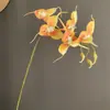 Orquídeas de tacto de silicona, orquídeas cara de mono y otras orquídeas para decoración del hogar, sala modelo, hotel, accesorios para fotografía de bodas al por mayor