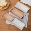 Caja de embalaje para sándwiches engrosada caja de embalaje para postres tipo puff nieve Mei Niang pastel de hamburguesa caja para rollo suizo fabricante