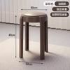 Bancos domésticos blandos apilables para comer en restaurantes, bancos altos modernos simples, taburetes redondos de plástico para el ocio en la sala de estar