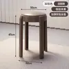 Bancos Apilables para el Hogar, Bancos de Repuesto para Comedor, Bancos de Plástico Espesado Tipo Molino de Viento, Taburetes Redondos Altos, Taburetes Redondos Simples con Cubierta Suave
