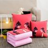 Impresión digital almohada multifuncional colcha cojín para almuerzo colcha cojín de coche manta almohada de regalo con LOGOTIPO