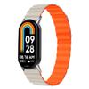 Compatible con Correa Oficial Xiaomi Mi Band 9/8/11, Correa de Silicona Bicolor Magnética Xiaomi Watch Tiburón Negro