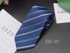 Corbata de negocios para hombre de 8 cm, disponible en fábrica. Corbata de mano profesional para entrevistas, corbata a rayas, de poliéster y seda jacquard para hombre.