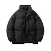 Ropa Nueva para Pareja Otoño e Invierno 2025 Ropa Exterior para Hombre con Capucha Combinación de Colores Atractivo Estilo Hong Kong Chaqueta de Pan Caliente para Hombre