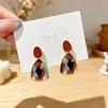 Brincos de Veludo com Pino de Prata S925 Vintage para Mulheres, Luxo de Alto Padrão, Brincos Requintados, Acessórios de Orelha da Moda Mais Vendidos Atacado