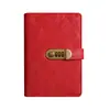 Livro de armazenamento de joias com código de segurança estético de alta qualidade, bolsa de armazenamento de acessórios de mão anti-oxidação de joias em ouro de luxo leve, portátil para viagens