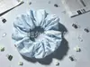Elástico de cabelo de tecido floral, scrunchie fofo para rabo de cavalo para mulheres, acessório de cabelo estilo coreano, suprimento para joalherias, direto da fábrica