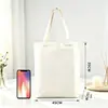 Bolsas de lona personalizadas con bloques de color para eventos corporativos, ferias comerciales, regalos promocionales, bolsas de compras y campañas de reclutamiento en campus.
