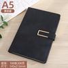 Caderno Spot A5 com fivela, bloco de notas em couro sintético, livro-razão, material de escritório, conjunto de papelaria, lembrança