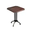 Mesa de Comedor de Nogal Negro Mesa y Sillas de Madera Maciza Americana Estilo Retro Mesa de Tienda de Agua de Azúcar Silla con Respaldo Curvo Simple y Moderna de Panadería