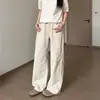 Otoño 2026 Nuevo Estilo Old Money Pantalones Casuales de Pierna Ancha para Hombre Perezosos Diarios Caída Transpirables Versátiles de Pierna Recta Largos