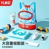 Bolsa de Natación para Niños con Separación Húmeda y Seca, Bolsa de Almacenamiento Impermeable de Dibujos Animados, Gran Capacidad Portátil para Viaje con Compartimento para Gafas y Zapatos