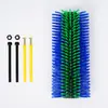 Nova Escova Curva para Gado do Fabricante, Limpeza Especializada Redonda de Plástico para Gado, Escova Massageadora Meio Redonda, Escova Anti-Coceira para Bois e Ovelhas
