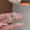 Asas de Borboleta Ouro 18K Real Prata Zircônia Pérola Brincos de Asa Luxo Leve Brincos de Alta Qualidade Acessórios de Orelha Modernos