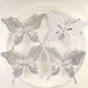 Zhaoshun Mariposa Estéreo 3D Pedrería Transferencia de Calor Dibujos Animados Pedrería Mariposa Hueca Decoración DIY para Zapatos Pinza para el Cabello Accesorio para el Cabello Decoración de Bolsa