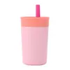Caneca de Café Ovalla Mais Vendida da Amazon Mini Garrafa Térmica de Aço Inoxidável Caneca de Água Portátil 12oz com Canudo