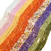 Cuentas sueltas de circón natural facetado más vendidas transfronterizas, cuentas facetadas, accesorios para joyería DIY, pulseras de cuentas, collares
