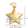 M07 M41B Acessórios de joias DIY amor estrela concha pérola cor zircônia pingente