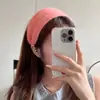 Diadema de lana de ala ancha simple y elegante estilo coreano para mujer, Diadema de corona alta para lavarse la cara, Accesorio para el cabello versátil y a la moda