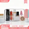 Bolsa de maquillaje de viaje portátil, de gran capacidad, organizador de cosméticos, neceser impermeable, multifuncional y personalizable