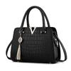 Bolsa de Mão com Padrão de Crocodilo para Mulheres 2026 Novo Estilo Elegante Bolsa para Mãe de Meia-Idade Bolsa de Mão da Moda para Senhoras Bolsa Tote